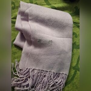 J. Crew Light Purple Scarf with Fringe